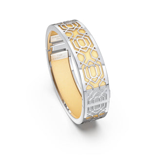 Shophouse Vanilla Peranakan Grace - Slim Bangle - Sterling Silver