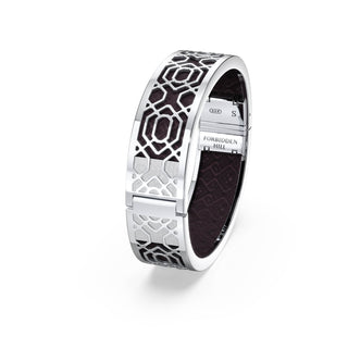 Kopi-O Brown Peranakan Grace - Slim Bangle - Sterling Silver