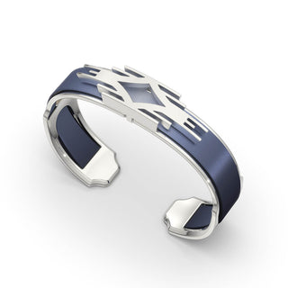 Ocean Glow Ikat - Silk Cuff