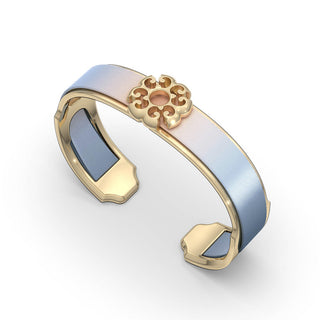 Sunrise Glow Nonya Blossom - Silk Cuff