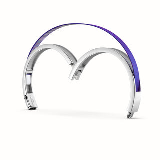 Dawn Mauve Edge Bangle - Sterling Silver