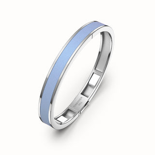 Gazebo Blue Edge Bangle - Sterling Silver