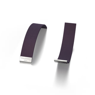 Deep Plum Silk Slides - for Slim Sterling Silver Bangles