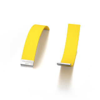 Pineapple Yellow Silk Slides - for Slim Sterling Silver Bangles