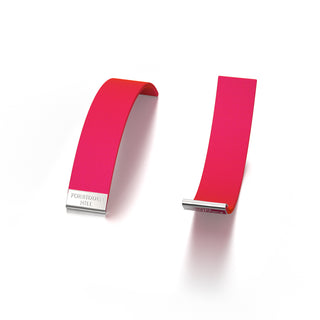 Dragonfruit Pink Silk Slides - for Slim Sterling Silver Bangles