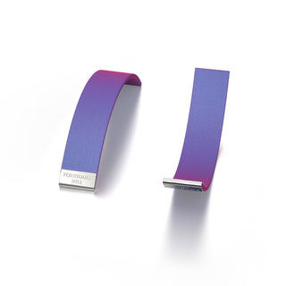 Dawn Mauve Silk Slides - for Slim Sterling Silver Bangles