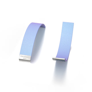 Gazebo Blue Silk Slides - for Slim Sterling Silver Bangles