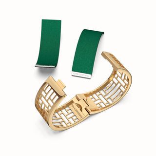 Huế Bangle - Emerald Green
