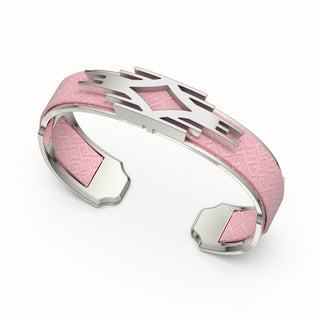 Ikat Silk Cuff - Rose Syrup Pink