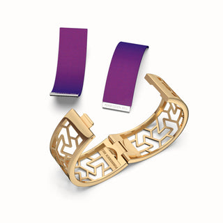 Iskandar Bangle - Orchid Purple