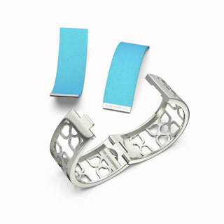 Lotus Bangle - Turquoise Blue