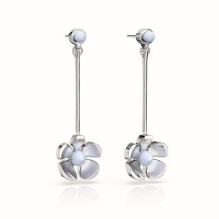 Orchid Garden - Blue Agate Gemstones