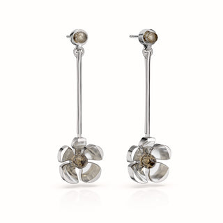 Orchid Garden - Smoky Quartz Gemstones