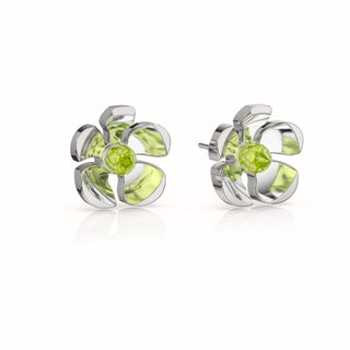 Orchid Garden - Peridot Gemstones